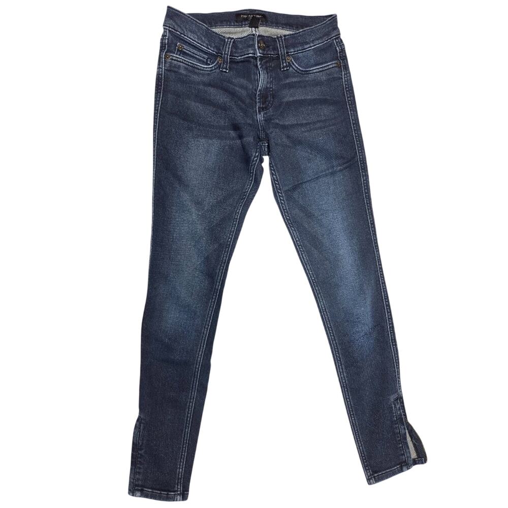 Banana Republic Legging Jeans Ankle Zip Dark Wash Size 26 / 2